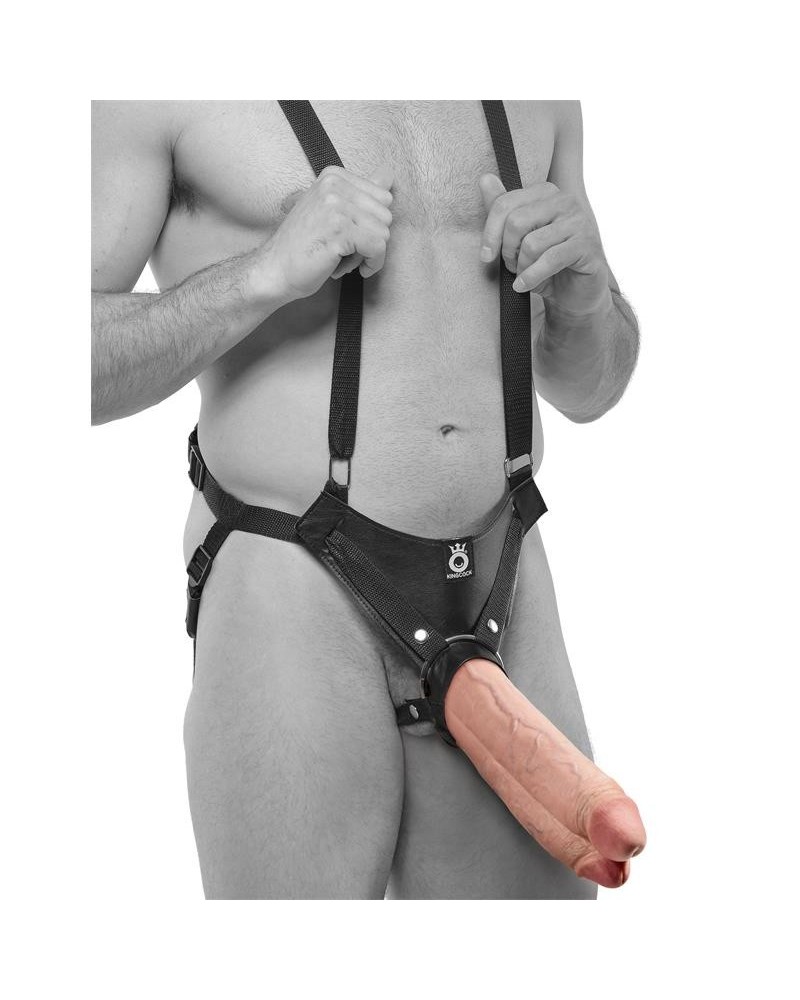 two cocks one hole hollow strap-on suspender 11 - chair