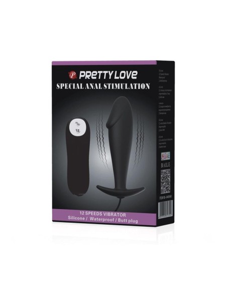 anal plug noir with remote control