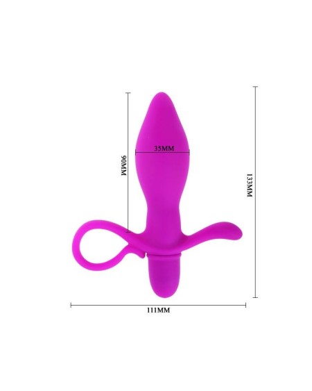 butt plug with vibration taylor violet