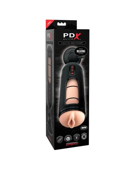 masturbator with vibration mega milker