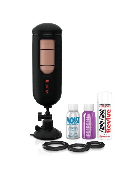 masturbator with vibration mega milker