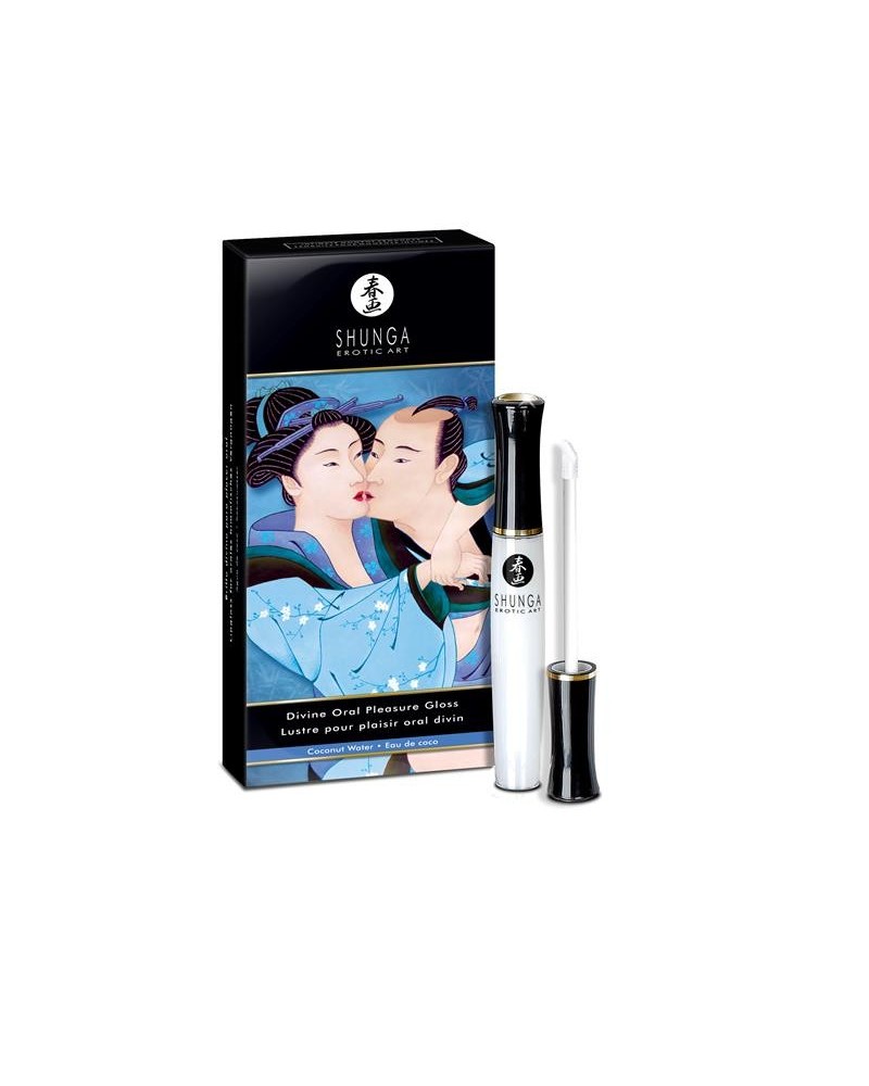 shunga gloss for oral pleasure coconout water