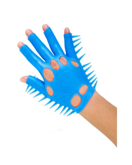 neon luv glove blue