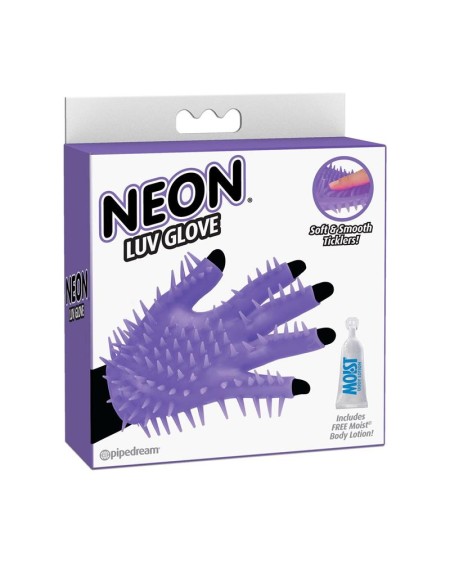 neon luv glove violet