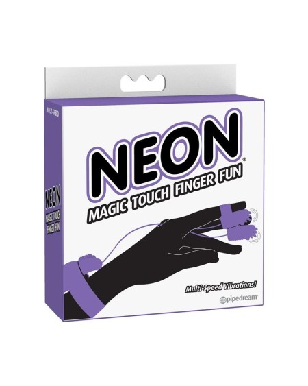 neon magic touch finger fun violet