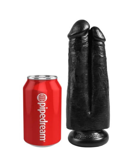 double dildo two cocks one hole noir 7