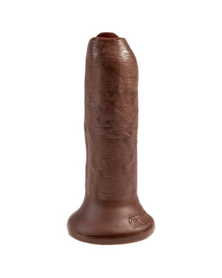 king cock realisic dildo with movable foreskin brown 6