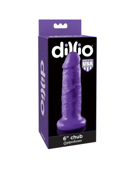 dildo chub 15,2 cm violet
