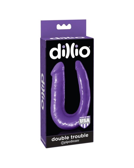 dildo double trouble violet