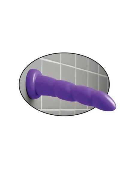 dildo twister 15,2 cm violet