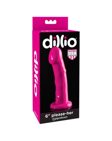 dildo please her 16,5 cm rose