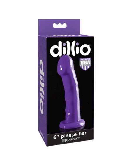 dildo please her 16,5 cm violet