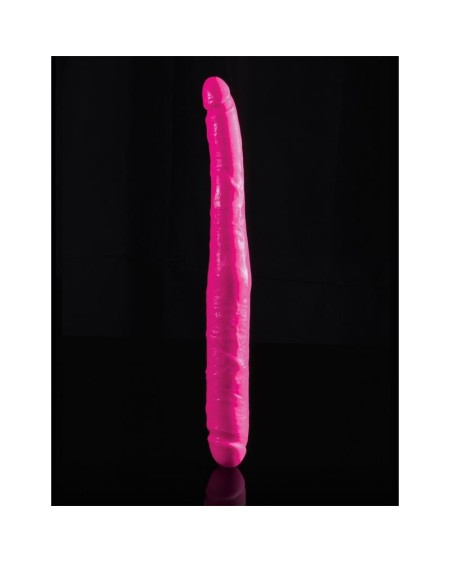 double dildo 40,6 cm rose
