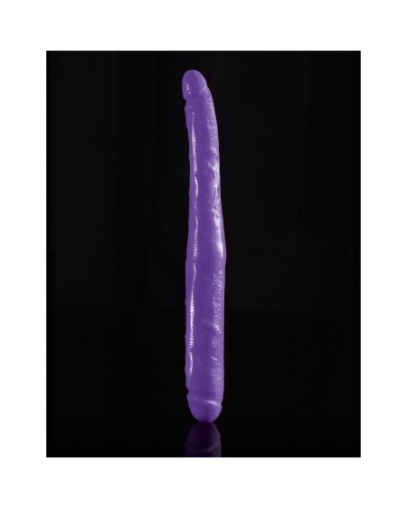double dildo 40,6 cm violet
