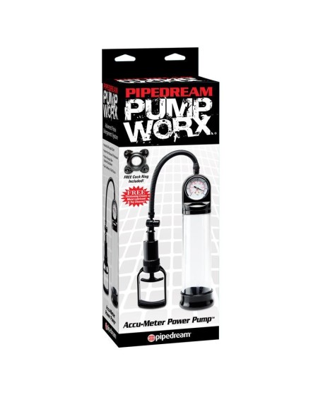 pump worx accu-meter power pump noir