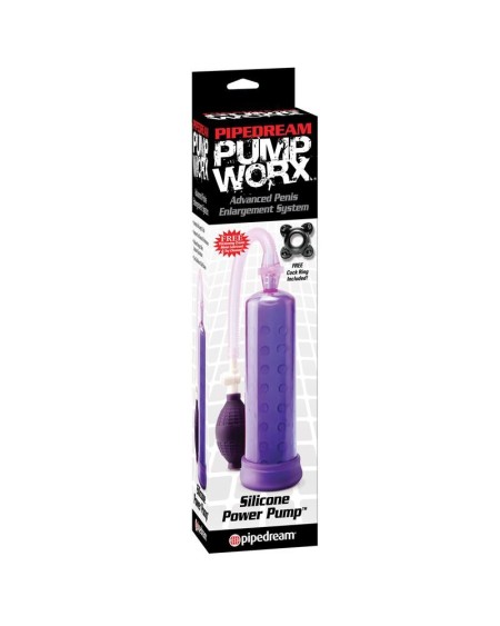 pump worx silicone power pump violet