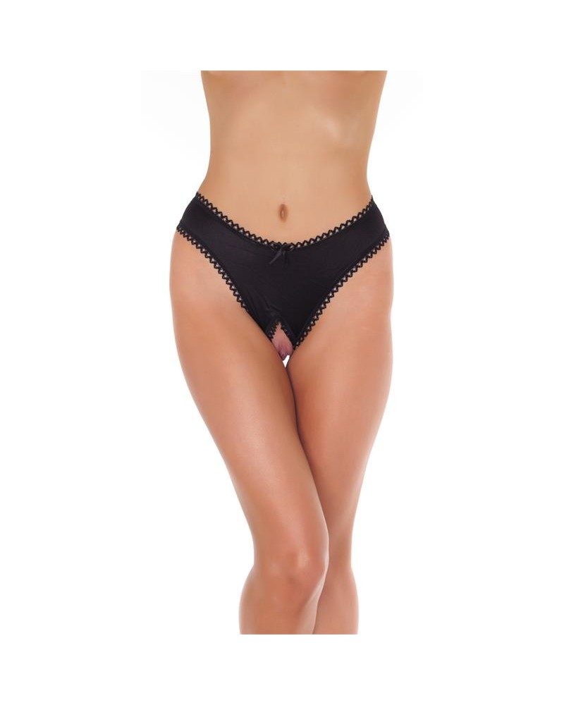open g-string noir one size