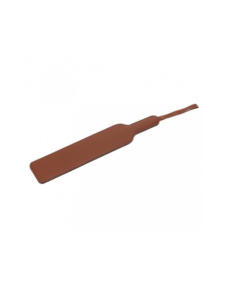 brown leather paddle