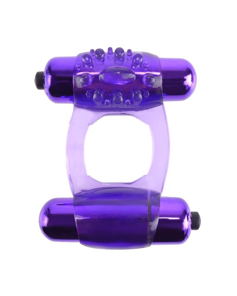 fantasy c-ringz duo-vibrating super ring violet
