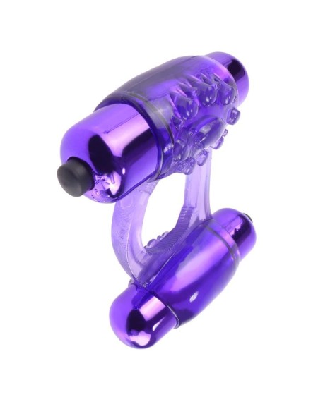 fantasy c-ringz duo-vibrating super ring violet