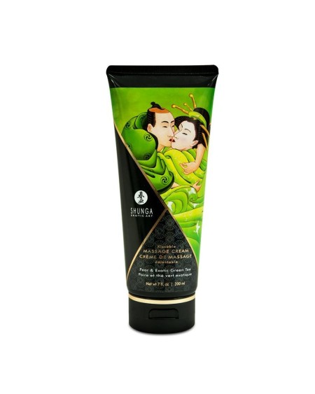 shunga massage creme green tea