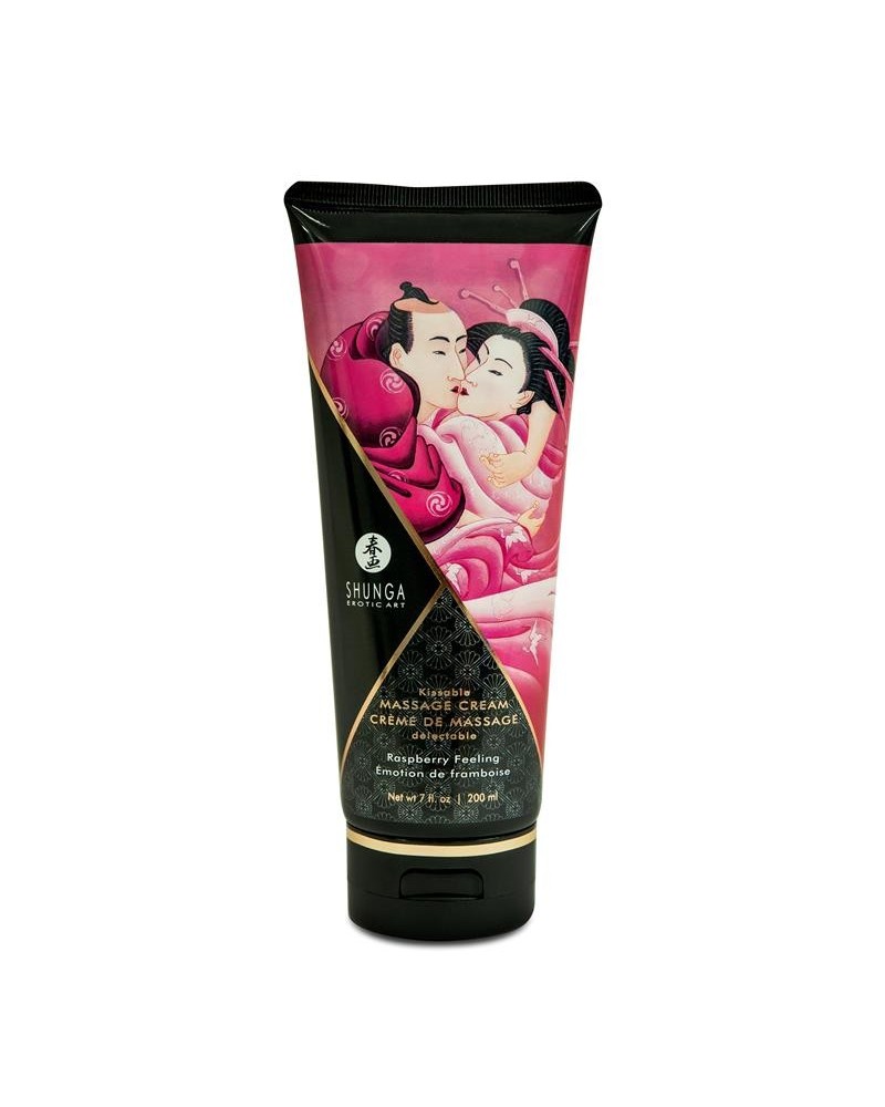 shunga massage cream raspberry aroma