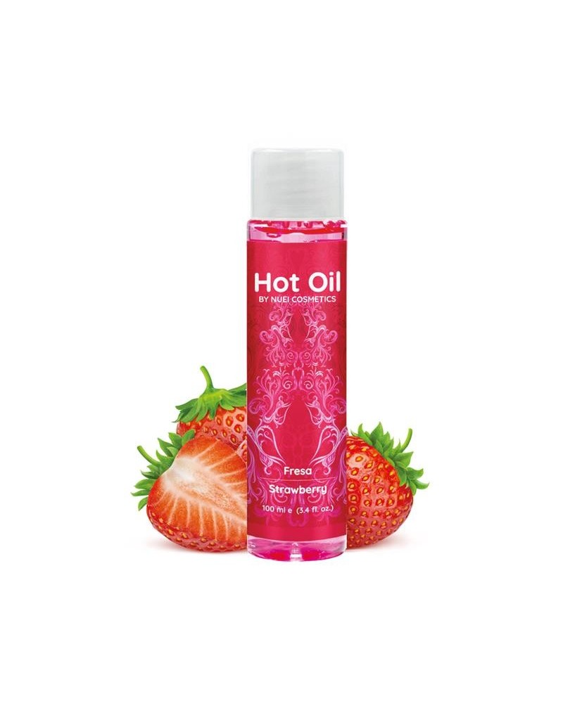 nuei hot oil warm efect strawberry 100 ml