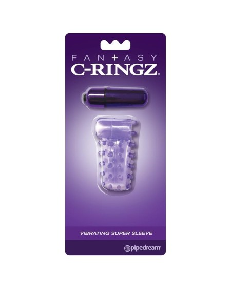 fantasy c-ringz vibrant cock sleeve violet