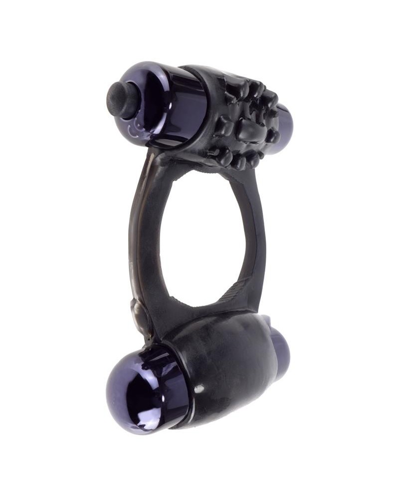 fantasy c-ringz duo-vibrating super ring noir