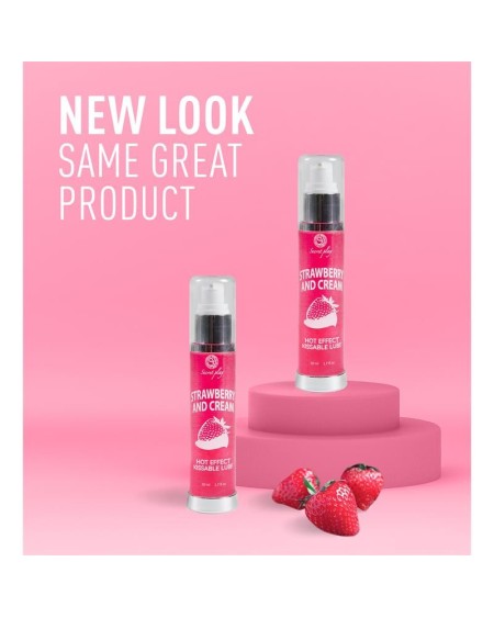 hot effect strawberry with cream lubricant 50 ml