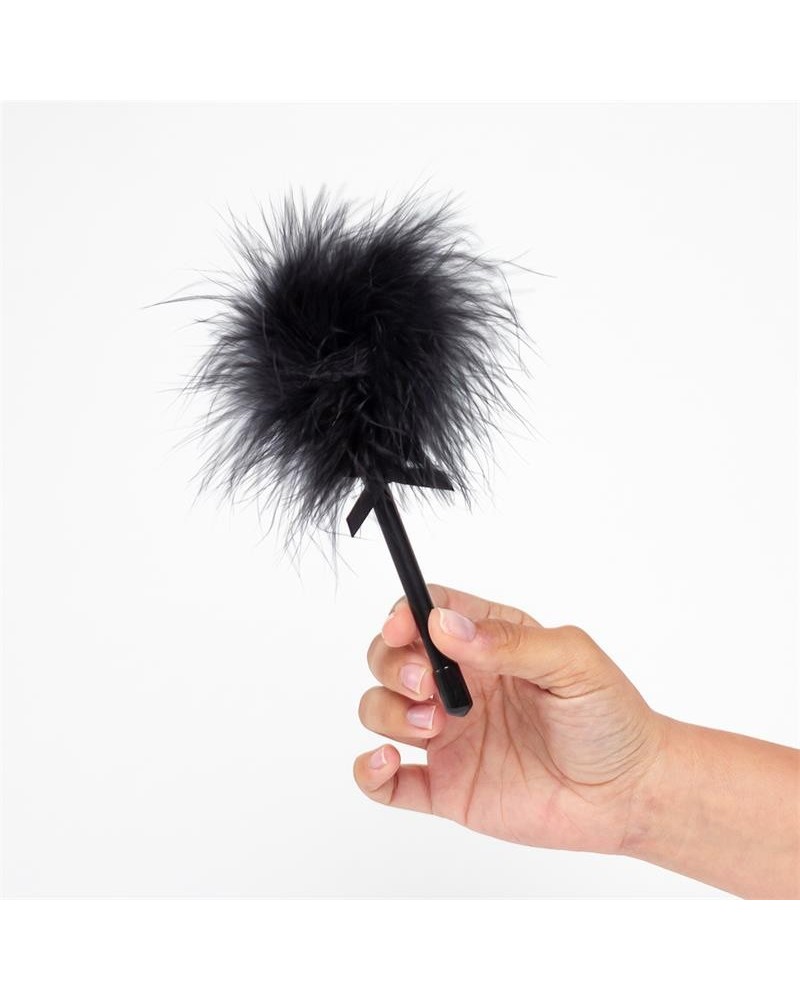 secret play noir marabou duster