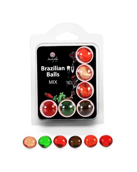 set 6 brazilian balls aromas