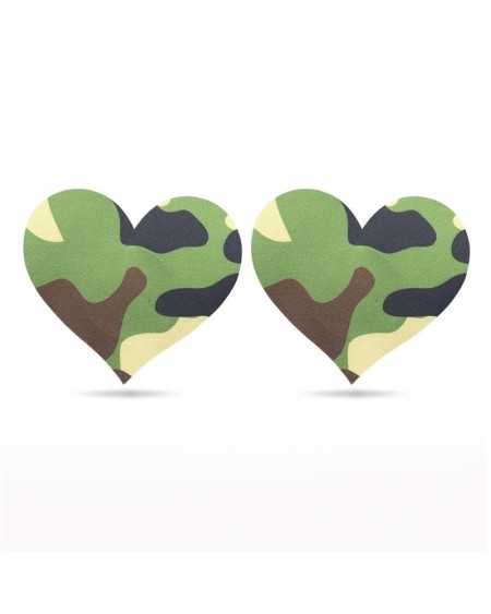 pack nipple covers star and heart camouflage