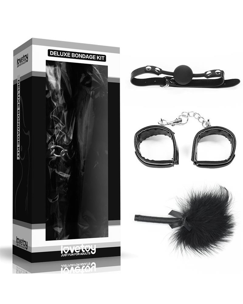bondage kit deluxe noir
