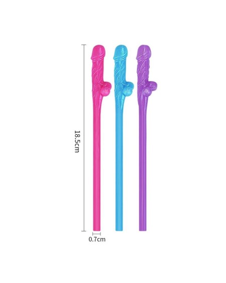 willy straws various colors pack of 9