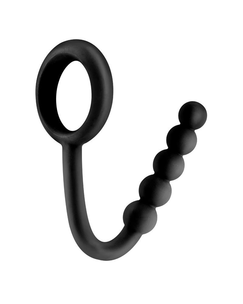 fetish fantasy elite ball cinch with anal bead noir