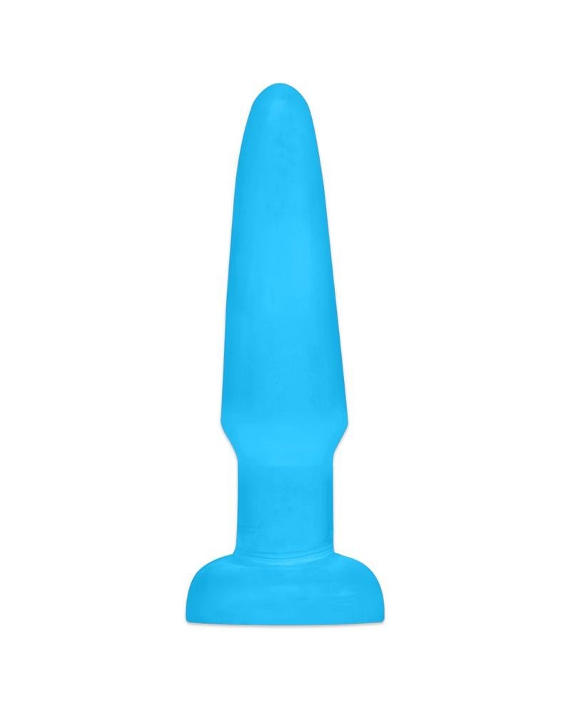 neon butt plug blue