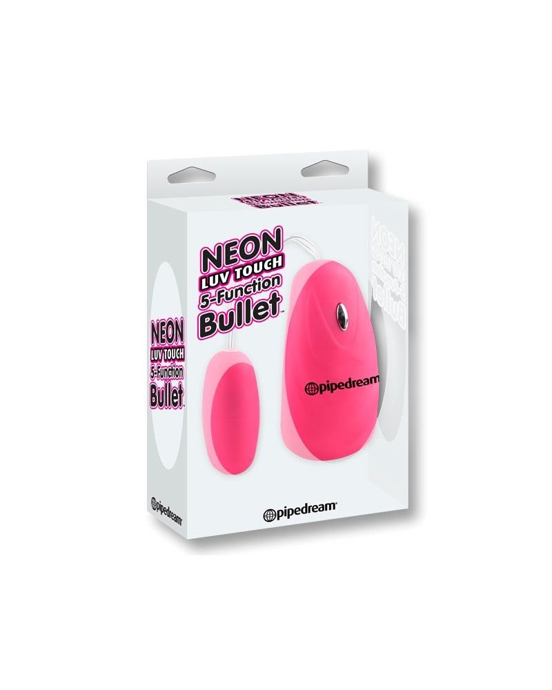 neon luv touch 5-function bullet rose