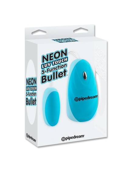 neon luv touch 5-function bullet blue