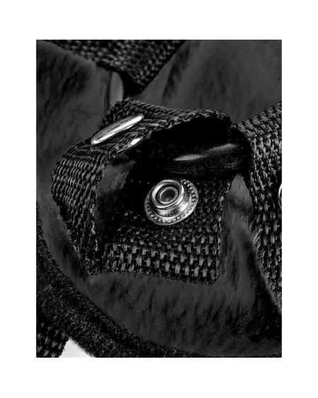 vibrant plush harness noir