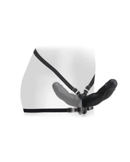 fetish fantasy elite double delight strap-on noir