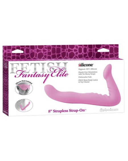 fetish fantasy elite 20 cm strapless strap-on-pink
