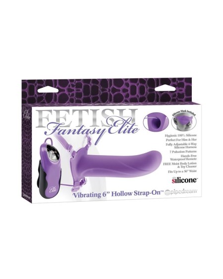 fetish fantasy elite 15 cm vibrant hollow strap-on
