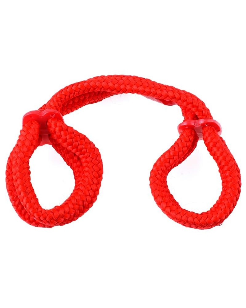 silk rope love cuffs red