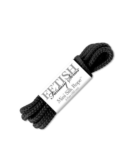 mini silk rope noir