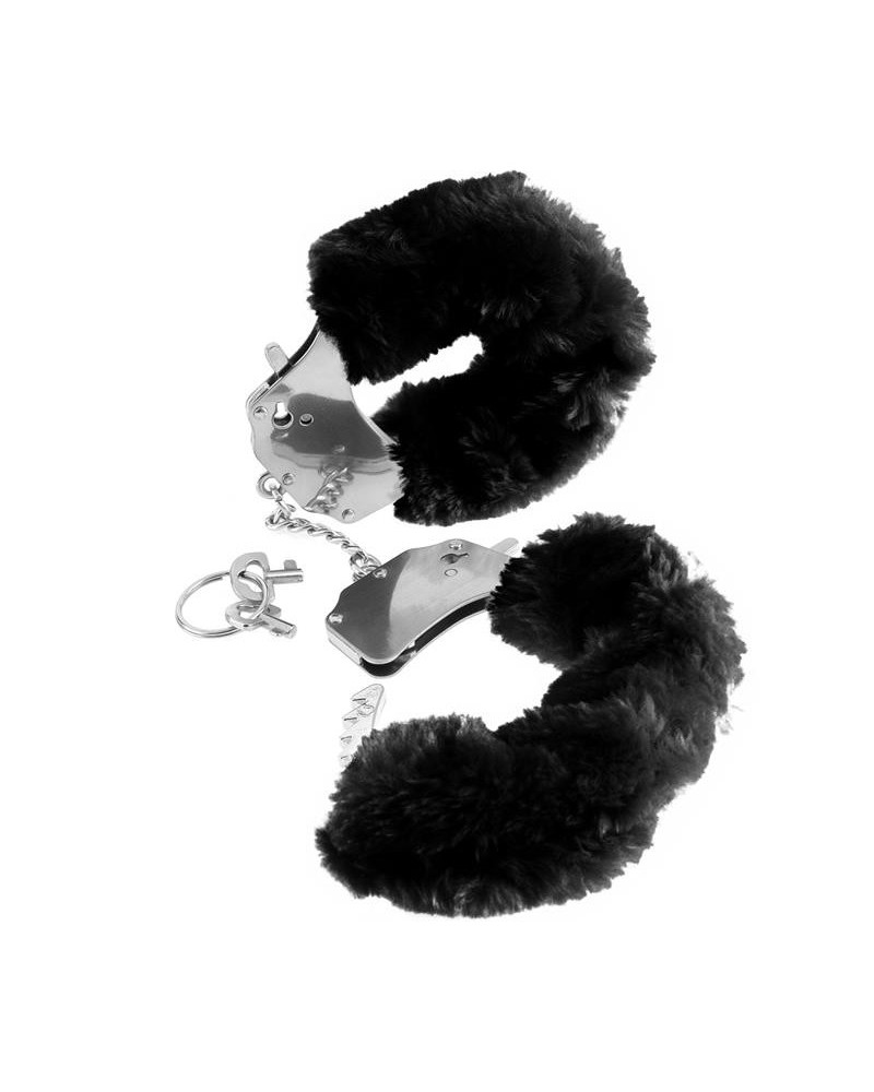 original furry cuffs noir