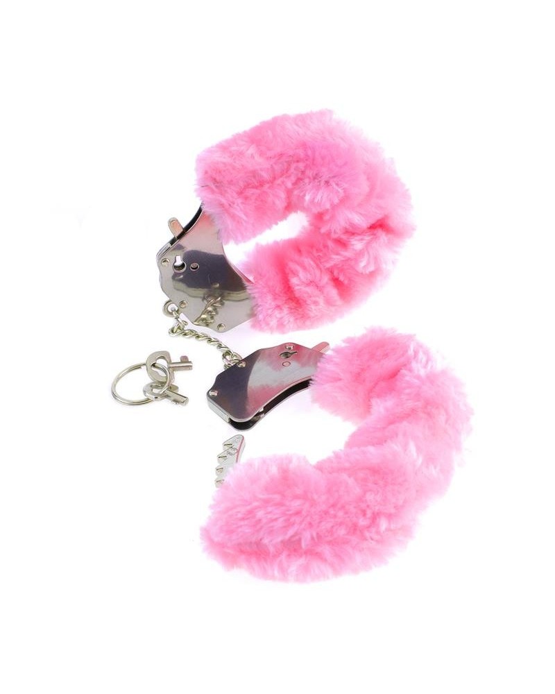 original furry cuffs rose