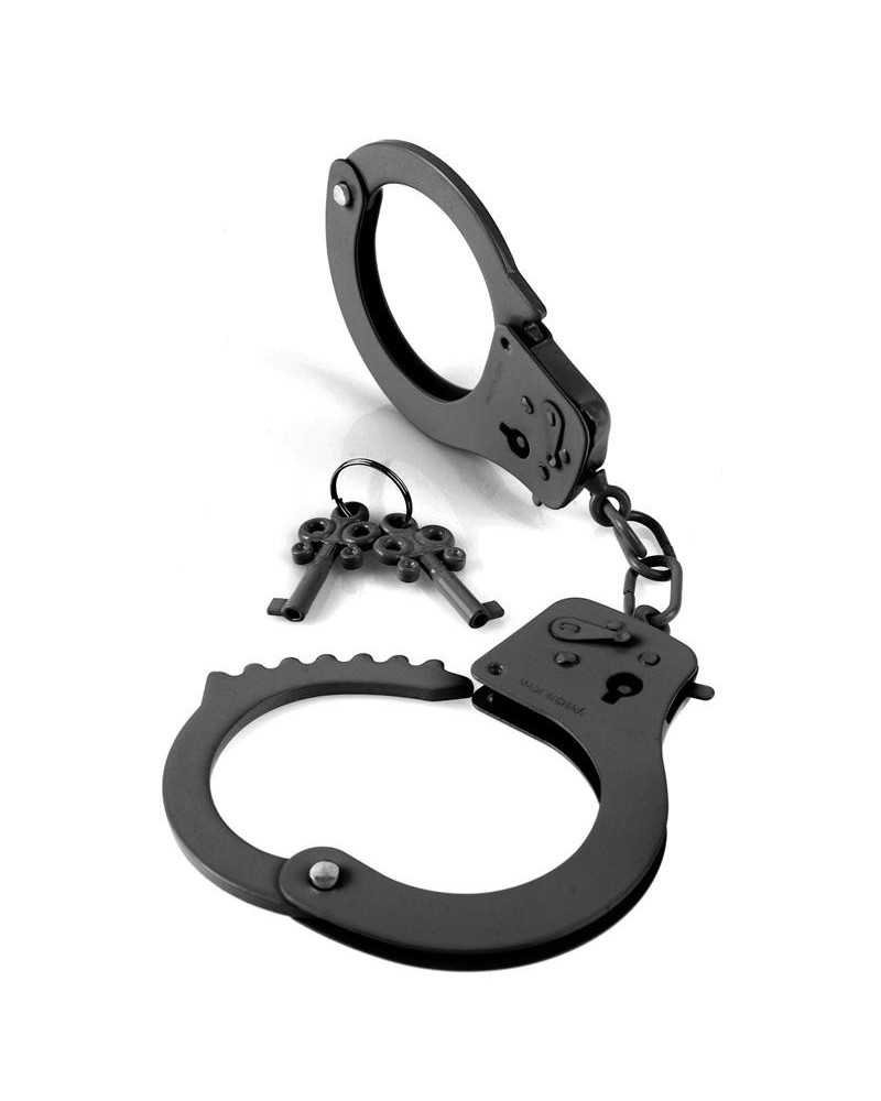 designer metal handcuffs noir