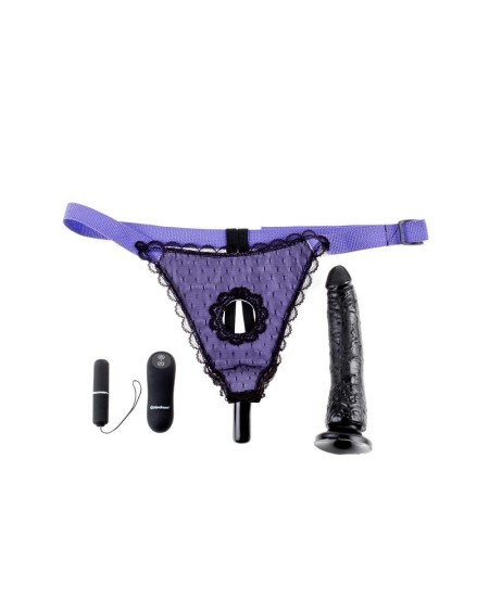 remote control fantasy strap-on noir