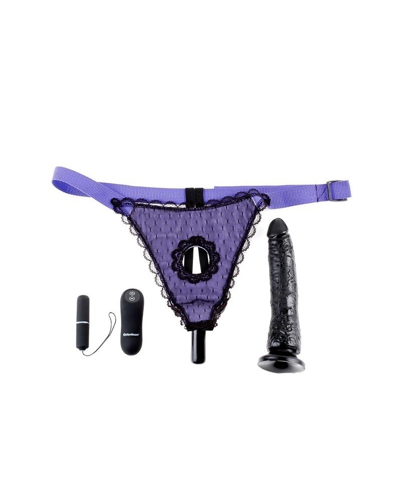 remote control fantasy strap-on noir